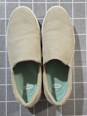 Dr. Scholl's Women’s Slip-On Perforated Taupe Casual Shoes